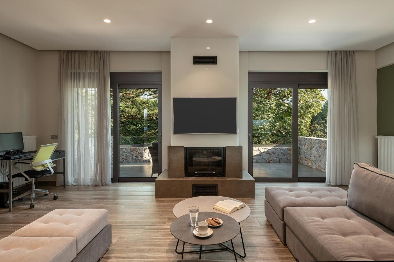 Agia  Villa Enny, 3 Bd With Private Heated Pool מראה חיצוני תמונה