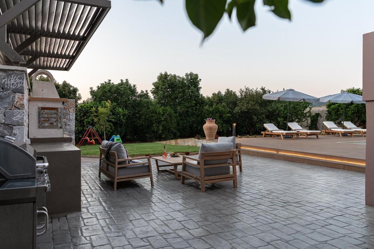 Agia  Villa Enny, 3 Bd With Private Heated Pool מראה חיצוני תמונה