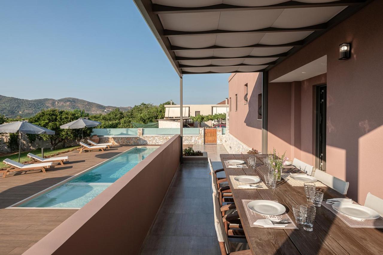 Agia  Villa Enny, 3 Bd With Private Heated Pool מראה חיצוני תמונה